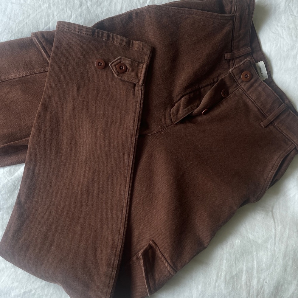 Aritzia Wilfred Free Modern Cargo Pant Cognac Size 4